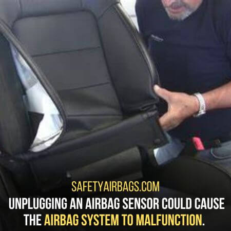 Airbag system to malfunction