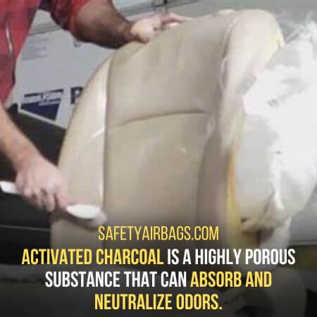 Activated charcoal - how to get rid of airbag smell