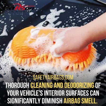 Cleaning and deodorizing - how to get rid of airbag smell