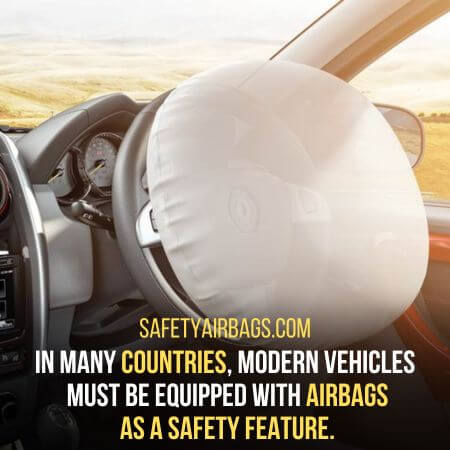 Airbags  as a safety feature.