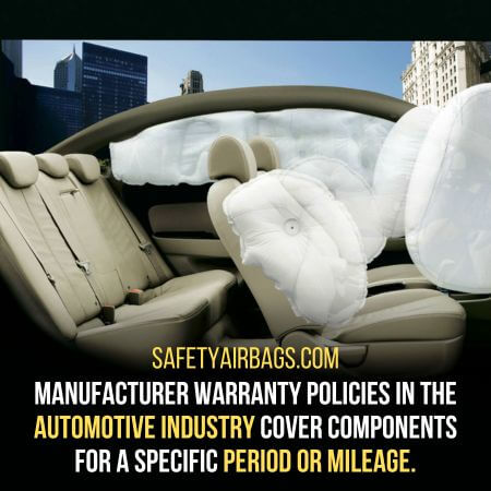 Automotive industry - Are Airbag Sensors Covered Under Warranty
