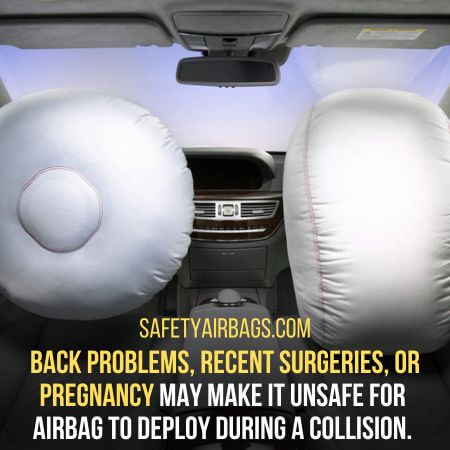 Back problems, recent surgeries, or pregnancy - how to turn off passenger airbag