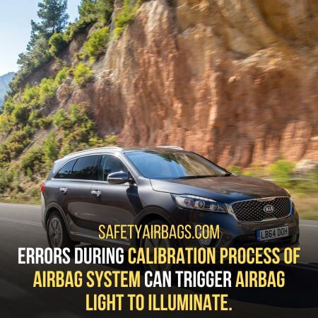 Calibration process of airbag system - kia sorento airbag light on