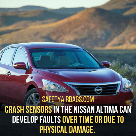 Crash sensors - nissan altima airbag light on