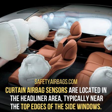 Curtain airbag sensors 
