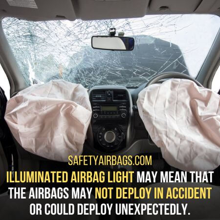 Not deploy in accident - honda crv airbag light on