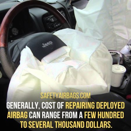 Few hundred  to several thousand dollar - how much does it cost to fix a deployed airbag
